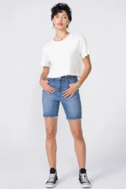 New Unpublished Tessa High Waist Biker Short In Heart|