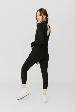 Sale Smash + Tess The Audrey Romper In Midnight Black|Smash & Tess