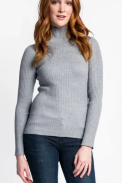 Discount Pink Martini The Elise Sweater-Grey|