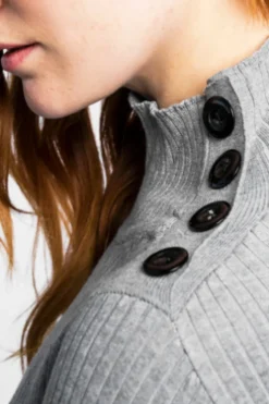 Discount Pink Martini The Elise Sweater-Grey|