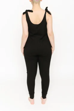 Sale Smash + Tess The Knot Your Average Romper In Midnight Black|