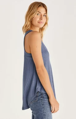 Best Z Supply The Rib Hacci Vagabond-Indigo|