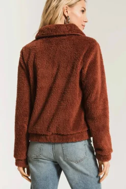 Clearance Z Supply The Sherpa Crop Jacket|