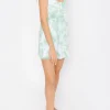 Outlet Smash + Tess The Shorty Romper In Spearmint Tie-Dye|