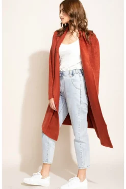 Hot Pink Martini The Stockport Jacket-Rust|