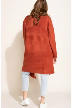Hot Pink Martini The Stockport Jacket-Rust|