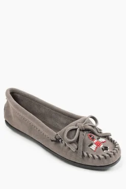 New Minnetonka Thunderbird Moccasin-Grey|
