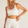Discount Z Supply Tia Ditsy Tank Bra-Bone|