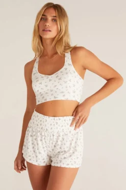 Sale Z Supply Tia Ditsy Tank Bra-Bone|