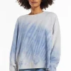 Outlet Z Supply Tie-Dye Modern Weekender-Sky Blue|