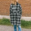 Best RD Style Tina Shacket-Black Plaid|