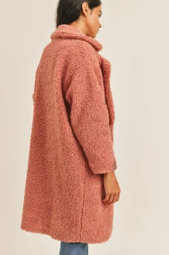 Outlet Sadie & Sage Up From The Skies Coat-Dusty Pink|