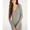 Outlet BB Dakota by Steve Madden V Specific Long Sleeve Bodycon Dress-Olive|Bb Dakota