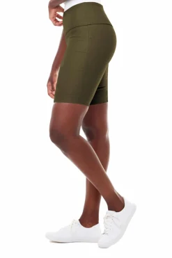 Hot I Love Tyler Madison Vicky Waxed Biker Short-Army|Iltm