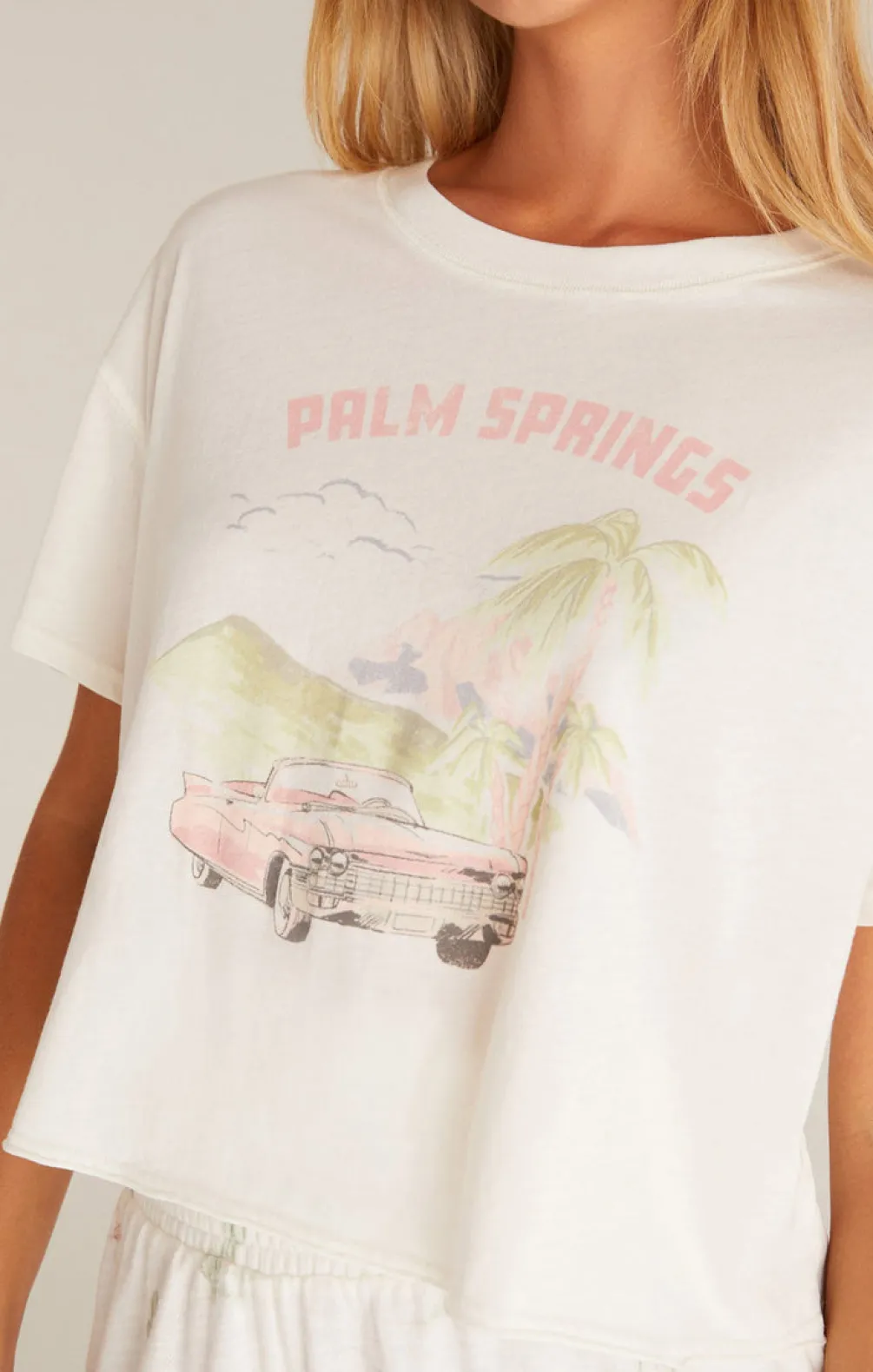 Outlet Z Supply Vintage Palm Springs Tee-Bone|