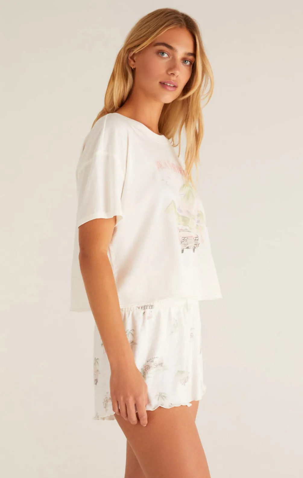 Outlet Z Supply Vintage Palm Springs Tee-Bone|