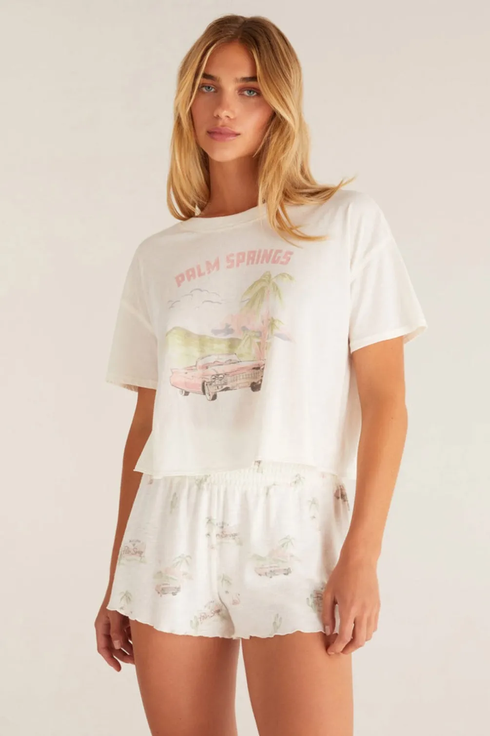 Sale Z Supply Vintage Palm Springs Tee-Bone|