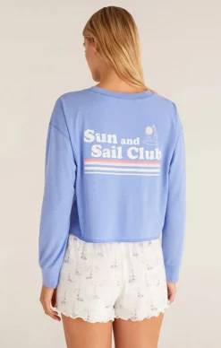 Online Z Supply Vintage Sail Tee-Ocean Blue|