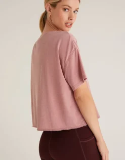 Clearance Z Supply Vintage Work Tee-Soft Mauve|