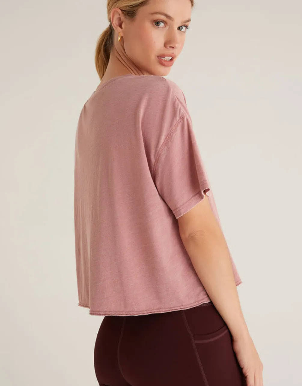 Clearance Z Supply Vintage Work Tee-Soft Mauve|