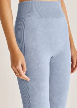 Hot Z Supply Walk It Out Seamless Legging-Ocean|