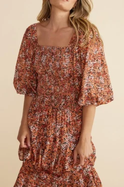 Online Minkpink Willow Shirred Blouse|