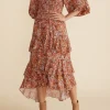Best Minkpink Willow Shirred Midi Skirt|