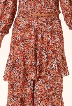 Best Minkpink Willow Shirred Midi Skirt|