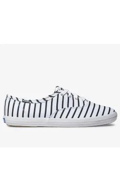 New Keds Womens Champion Breton Stripe|