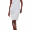 I Love Tyler Madison Zandaya French Terry Tank Dress-Light Grey|Iltm