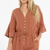 Z Supply Zephyr Gauze Romper|